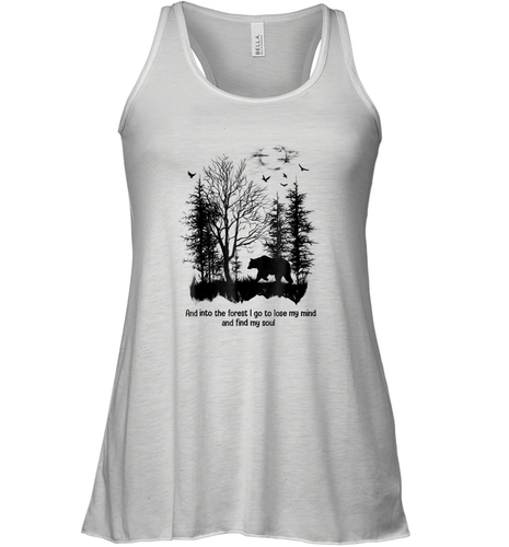 And Into The Forest I Go To Lose My Mind And Find My Soul Gifts Women Racerback Tank