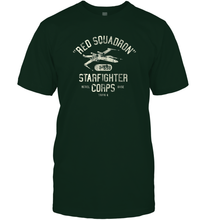 Load image into Gallery viewer, Star Wars Rebel X Wing Starfighter Corps Collegiate Men Cotton T-Shirt