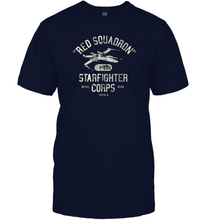 Load image into Gallery viewer, Star Wars Rebel X Wing Starfighter Corps Collegiate Men Cotton T-Shirt