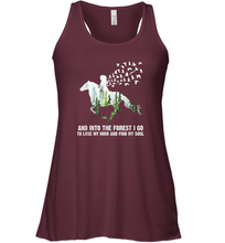 Load image into Gallery viewer, And Into The Forest I Go To Lose My Mind and Find My Soul Awesome Gift Women Racerback Tank