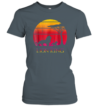 Load image into Gallery viewer, Disney Lion King Vintage Sunset Women Cotton T-Shirt