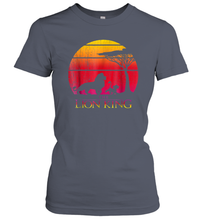 Load image into Gallery viewer, Disney Lion King Vintage Sunset Women Cotton T-Shirt