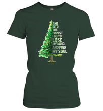Load image into Gallery viewer, Into The Forest I Go To Lose My Mind And Find My Soul Graphic Women Cotton T-Shirt