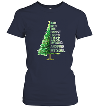 Load image into Gallery viewer, Into The Forest I Go To Lose My Mind And Find My Soul Graphic Women Cotton T-Shirt