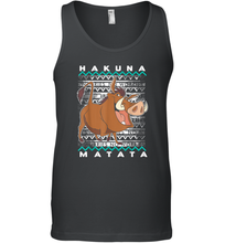 Load image into Gallery viewer, Disney Lion King Pumba Ugly Christmas Men Cotton Tank Top
