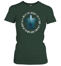 Load image into Gallery viewer, Into The Ocean I Go To Lose My Mind Turtle Sea Lovers Tee Women Cotton T-Shirt
