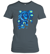 Load image into Gallery viewer, Disney Lion King Mufasa Starry Night Pride Rock Women Cotton T-Shirt