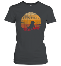 Load image into Gallery viewer, Disney Lion King Simba Sunset Heat Wave Women Cotton T-Shirt