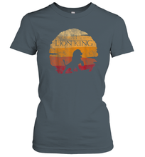 Load image into Gallery viewer, Disney Lion King Simba Sunset Heat Wave Women Cotton T-Shirt