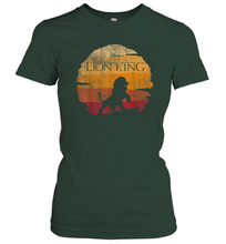 Load image into Gallery viewer, Disney Lion King Simba Sunset Heat Wave Women Cotton T-Shirt