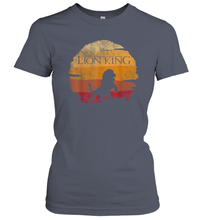 Load image into Gallery viewer, Disney Lion King Simba Sunset Heat Wave Women Cotton T-Shirt