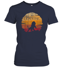 Load image into Gallery viewer, Disney Lion King Simba Sunset Heat Wave Women Cotton T-Shirt