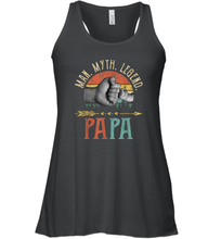 Load image into Gallery viewer, Papa Man Myth Legend T Shirt Vintage For Men Dad Father Women Racerback Tank