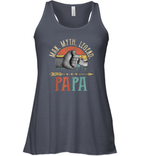 Load image into Gallery viewer, Papa Man Myth Legend T Shirt Vintage For Men Dad Father Women Racerback Tank