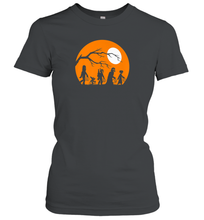 Load image into Gallery viewer, Star Wars Trick Or Treat Halloween Silhouette Premium Women Cotton T-Shirt