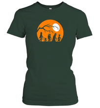 Load image into Gallery viewer, Star Wars Trick Or Treat Halloween Silhouette Premium Women Cotton T-Shirt