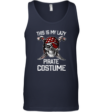 Load image into Gallery viewer, Womens This Is My Lazy Pirate Costume T shirt Funny Halloween Men Cotton Tank Top