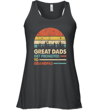 Load image into Gallery viewer, Mens Great Dads Get Promoted To Grandpas T Shirt Mens Vintage Women Racerback Tank
