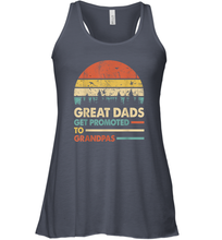 Load image into Gallery viewer, Mens Great Dads Get Promoted To Grandpas T Shirt Mens Vintage Women Racerback Tank