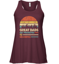 Load image into Gallery viewer, Mens Great Dads Get Promoted To Grandpas T Shirt Mens Vintage Women Racerback Tank