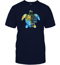 Load image into Gallery viewer, I Go To Lose My Mind Find My Soul Ocean Turtle Lovers Gift Men Cotton T-Shirt