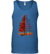 Load image into Gallery viewer, Into The Forest I Go, To Lose My Mind And Find My Soul Men Cotton Tank Top