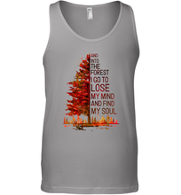 Load image into Gallery viewer, Into The Forest I Go, To Lose My Mind And Find My Soul Men Cotton Tank Top