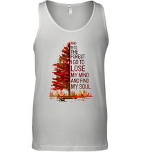 Load image into Gallery viewer, Into The Forest I Go, To Lose My Mind And Find My Soul Men Cotton Tank Top