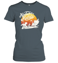 Load image into Gallery viewer, Disney The Lion King Hakuna Matata Sunset Women Cotton T-Shirt