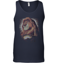 Load image into Gallery viewer, Disney Lion King Mufasa Pride Rock Dot Art Retro Portrait Men Cotton Tank Top