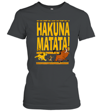 Load image into Gallery viewer, Disney Lion King Classic Hakuna Crew Women Cotton T-Shirt