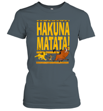 Load image into Gallery viewer, Disney Lion King Classic Hakuna Crew Women Cotton T-Shirt