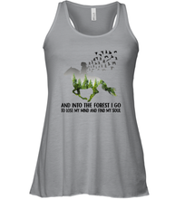Load image into Gallery viewer, Womens And Into The Forest I go to Lose My mind and find my Soul Women Racerback Tank