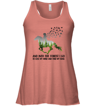 Load image into Gallery viewer, Womens And Into The Forest I go to Lose My mind and find my Soul Women Racerback Tank
