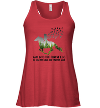Load image into Gallery viewer, Womens And Into The Forest I go to Lose My mind and find my Soul Women Racerback Tank