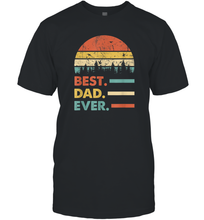 Load image into Gallery viewer, Best Dad Ever T Shirt Papa Vintage Papa Gift Daddy Men Cotton T-Shirt