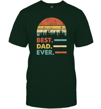 Load image into Gallery viewer, Best Dad Ever T Shirt Papa Vintage Papa Gift Daddy Men Cotton T-Shirt