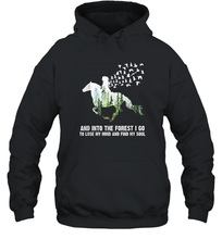 Load image into Gallery viewer, And Into The Forest I Go To Lose My Mind and Find My Soul Awesome Gift Unisex Hooded Sweatshirt