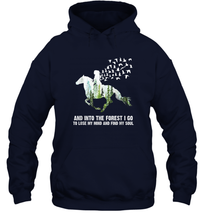Load image into Gallery viewer, And Into The Forest I Go To Lose My Mind and Find My Soul Awesome Gift Unisex Hooded Sweatshirt
