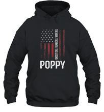 Load image into Gallery viewer, Poppy The Man The Myth The Legend T Shirt Grandpa Unisex Hooded Sweatshirt