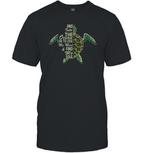 Load image into Gallery viewer, And Into The Ocean I Go To Lose My Mind And Find My Soul Tee Men Cotton T-Shirt