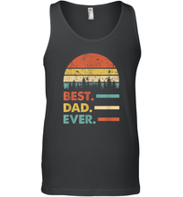 Load image into Gallery viewer, Best Dad Ever T Shirt Papa Vintage Papa Gift Daddy Men Cotton Tank Top