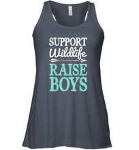 Load image into Gallery viewer, Support Wildlife Raise Boys T shirt Mom Dad Mother Parents Women Racerback Tank