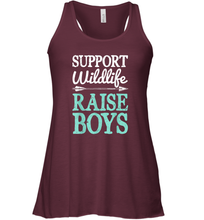 Load image into Gallery viewer, Support Wildlife Raise Boys T shirt Mom Dad Mother Parents Women Racerback Tank