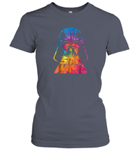 Load image into Gallery viewer, Star Wars Darth Vader Tie Dye Helmet Graphic Z1 Women Cotton T-Shirt