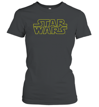 Load image into Gallery viewer, Star Wars Simple Logo Outline Women Cotton T-Shirt