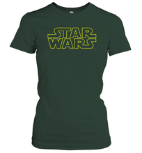 Load image into Gallery viewer, Star Wars Simple Logo Outline Women Cotton T-Shirt