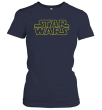 Load image into Gallery viewer, Star Wars Simple Logo Outline Women Cotton T-Shirt