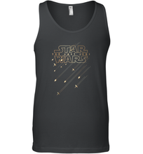 Load image into Gallery viewer, Star Wars Last Jedi Gold Platinum Rebel Fleet Logo Men Cotton Tank Top