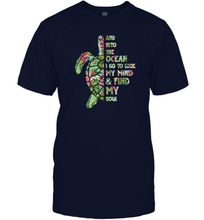 Load image into Gallery viewer, And Into The Ocean I Go To Lose My Mind Men Cotton T-Shirt